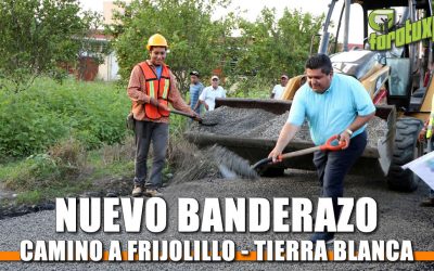Banderazo camino Frijolillo-Tierra Blanca