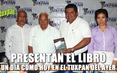 Presentación de libro “Un día como hoy EN EL TUXPAN del ayer” ante medios de comunicación