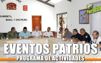 Programa de Actividades de EVENTOS PATRIOS