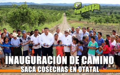 Inauguración de camino saca-cosechas en Otatal