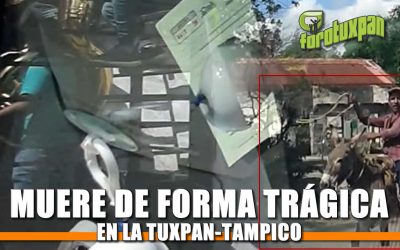 Muere de forma trágica en la Tuxpan-Tampico