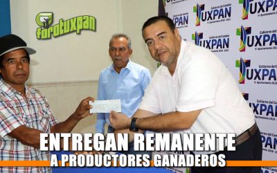 Entregan remanente a productores ganaderos