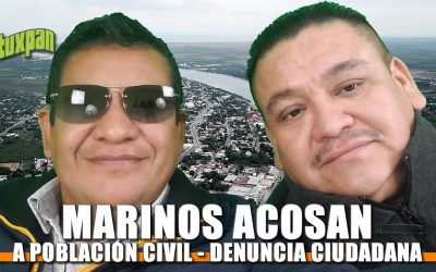 Marinos ACOSAN a población civil
