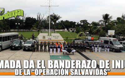 ARMADA DE MÉXICO DA BANDERAZO DE INICIO DE LA “OPERACIÓN SALVAVIDAS, INVIERNO 2019”
