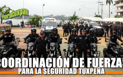 Coordinación de fuerzas base para la seguridad de Tuxpan