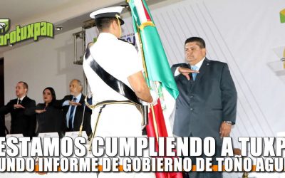 ¡Le estamos cumpliendo a Tuxpan!: Toño Aguilar