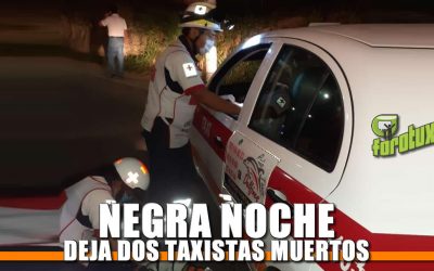 Negra noche deja dos muertos