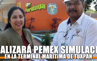 Realizará Pemex simulacro en la Terminal Marítima de Tuxpan