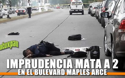 Imprudencia mata a 2 en el maples arce