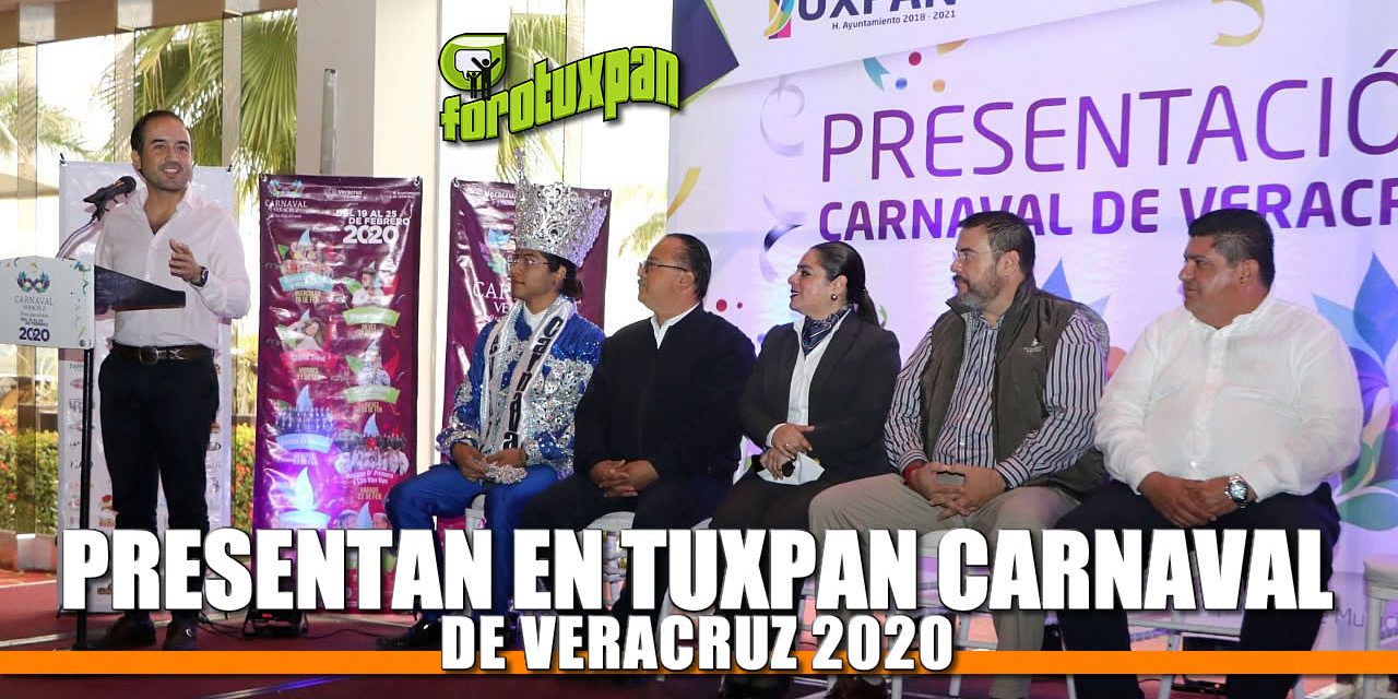Presentan en Tuxpan Carnaval de Veracruz 2020