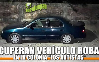 Recuperan Vehículo Robado