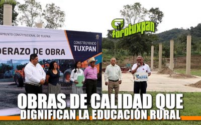 Obras de Calidad que dignifican la Educación Rural