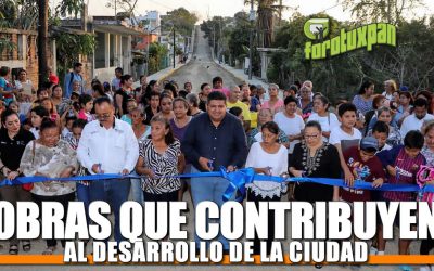 Obras que contribuyen al desarrollo de la ciudad