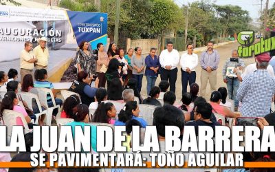 La calle Juan de la Barrera se pavimentará: Toño Aguilar