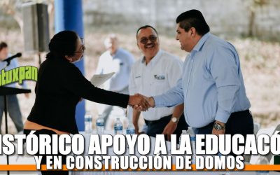 Histórico apoyo a la educación y en construcción de domos