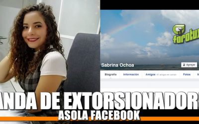 Banda de EXTORSIONADORES asola Facebook