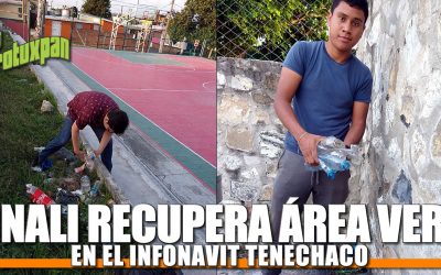 CONALI recupera área verde en Infonavit Tenechaco