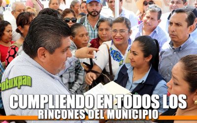 Cumpliendo en todos los rincones del municipio