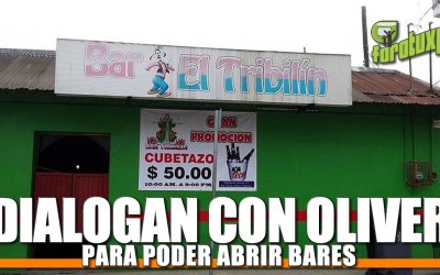 Dialogan con Oliver para poder abrir BARES