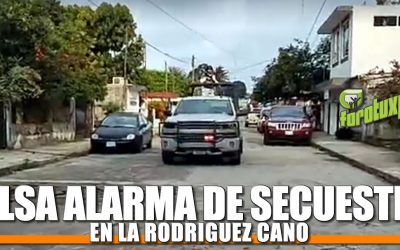 Falsa Alarma de secuestro en la Rodríguez Cano