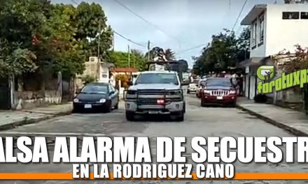 Falsa Alarma de secuestro en la Rodríguez Cano