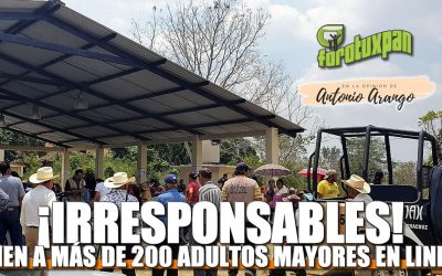 ¡IRRESPONSABLES! Reúnen a más de 200 Adultos Mayores en LINDERO