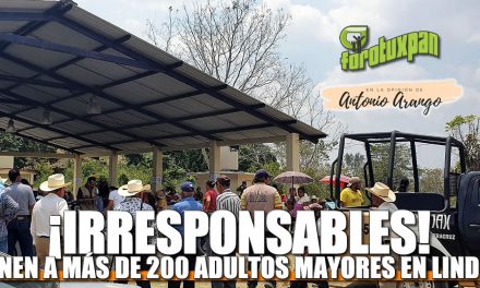 ¡IRRESPONSABLES! Reúnen a más de 200 Adultos Mayores en LINDERO