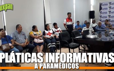 Platicas informativas a paramédicos