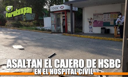 ASALTAN EL CAJERO DE HSBC EN EL HOSPITAL CIVIL