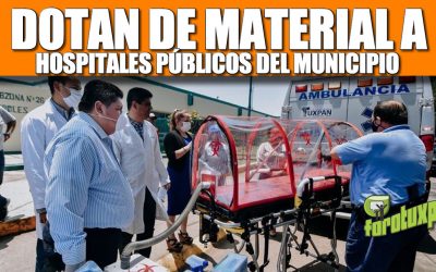 DOTAN DE MATERIAL A HOSPITALES PÚBLICOS DEL MUNICIPIO