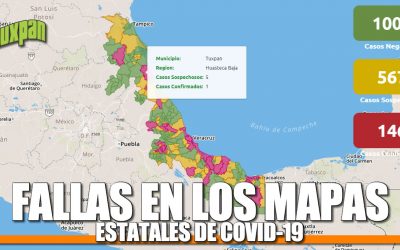 FALLAS EN LOS MAPAS DE COVID-19