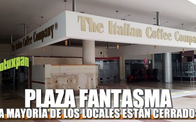 PLAZA FANTASMA: La mayoría de los locales están cerrados