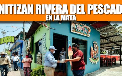 SANITIZAN RIVERA DEL PESCADOR EN LA MATA