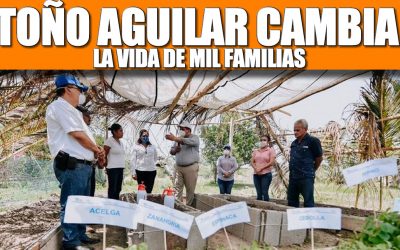 TOÑO AGUILAR LE CAMBIA LA VIDA A MIL FAMILIAS