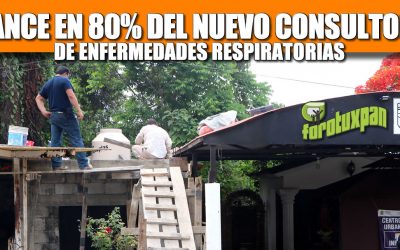 Avance del 80% en el NUEVO CONSULTORIO de enfermedades respiratorias