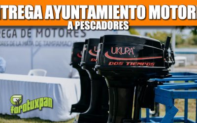 ENTREGA AYUNTAMIENTO MOTORES A PESCADORES DE LA MATA
