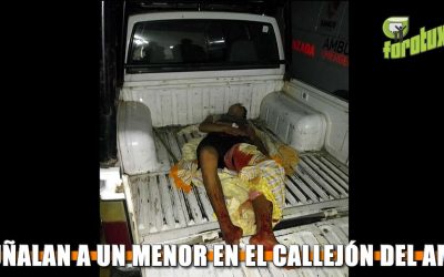 APUÑALAN A UN MENOR EN EL CALLEJÓN DEL AMOR