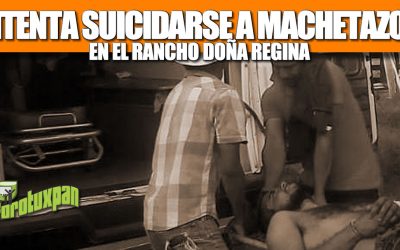 INTENTA SUICIDARSE A MACHETAZOS
