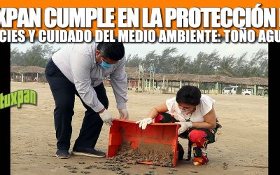 TUXPAN CUMPLE EN LA PROTECCIÓN DE ESPECIES Y CUIDADO DEL MEDIO AMBIENTE: TOÑO AGUILAR