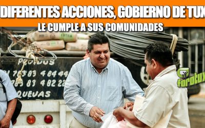 CON DIFERENTES ACCIONES, GOBIERNO DE TUXPAN LE CUMPLE A SUS COMUNIDADES