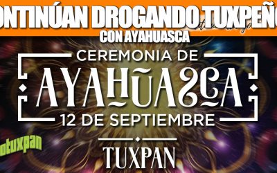 Continúan DROGANDO TUXPEÑOS con Ayahuasca