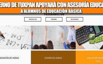 GOBIERNO DE TUXPAN APOYARÁ CON ASESORÍA EDUCATIVA A ALUMNOS DE EDUCACIÓN BÁSICA