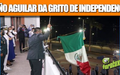 TOÑO AGUILAR DA GRITO VIRTUAL DE INDEPENDENCIA