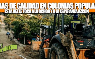 EL GOBIERNO DE TUXPAN CAMBIARÁ LA VIDA DE VECINOS DE LA OCHOA Y ESPERANZA AZCÓN CON OBRAS DE CALIDAD