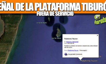 SEÑAL DE LA PLATAFORMA TIBURÓN FUERA DE SERVICIO