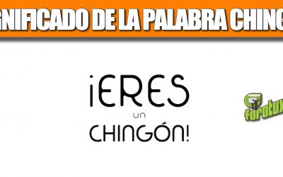 SIGNIFICADO DE LA PALABRA CHINGÓN