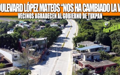 EL BOULEVARD LÓPEZ MATEOS “NOS HA CAMBIADO LA VIDA”: VECINOS AGRADECEN AL GOBIERNO DE TUXPAN