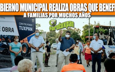 EL GOBIERNO MUNICIPAL REALIZA OBRAS QUE BENEFICIAN A FAMILIAS POR MUCHOS AÑOS