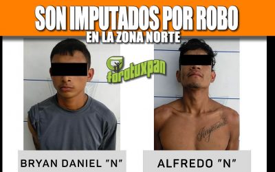 SON IMPUTADOS POR ROBO EN LA ZONA NORTE