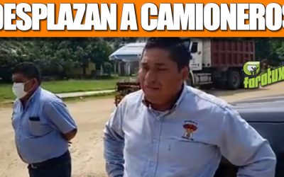 Desplazan a Camioneros